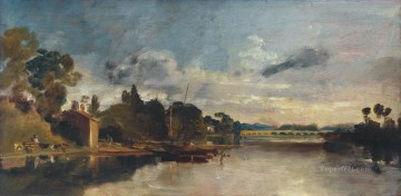 ジョセフ・マロード・ウィリアム・ターナー Painting - ウォルトン・ブリッジズ・ターナー近くのテムズ川